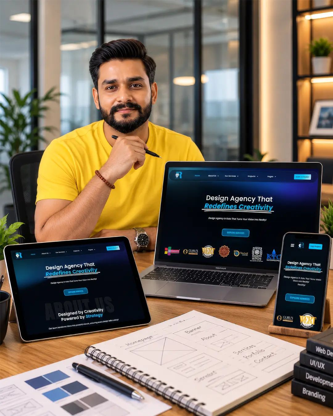 Website design and development in Kota for business websites
